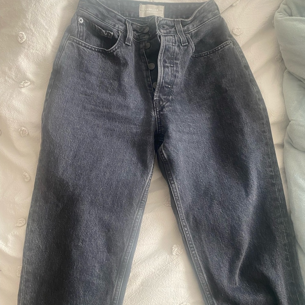 SOLD Everlane Black High-Waisted Jeans